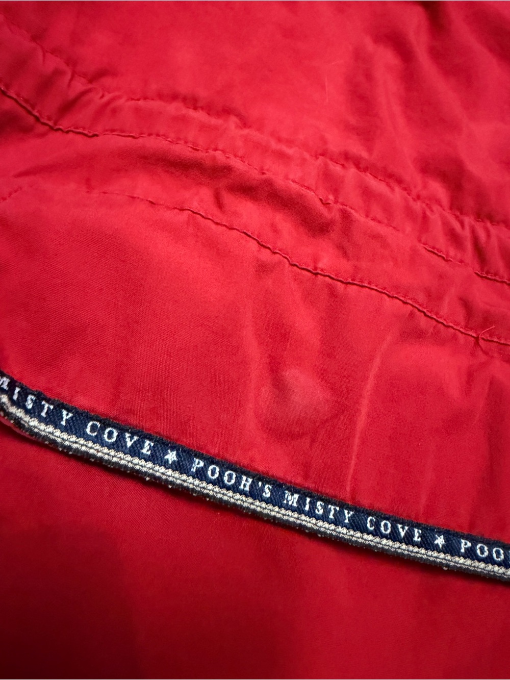 Vintage Disney Store Winnie The Pooh “Pooh’s Misty Cove” Windbreaker Rain Jacket - Picture 12 of 13